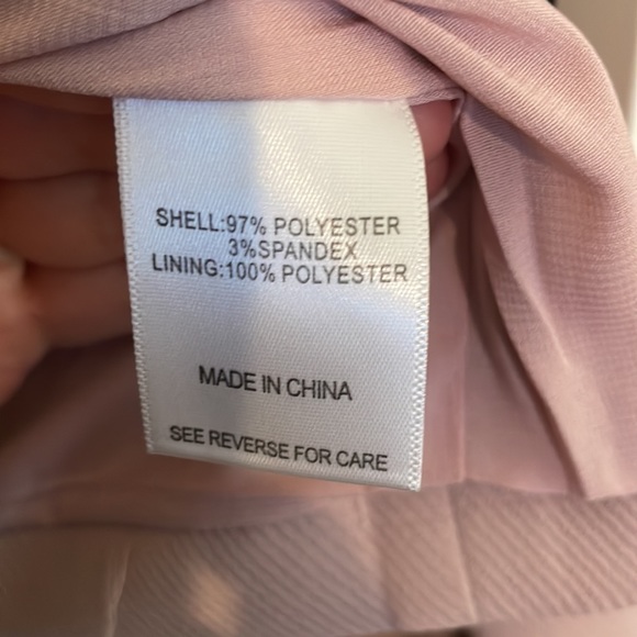 Lucy Paris light pink/purple bell sleeve blazer - Picture 7 of 8